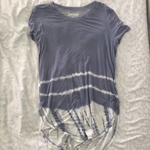 Blue and white t-shirt